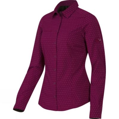 Camisa Mammut Glider Manga Larga Mujer - Fucsia - Chile JSH845631